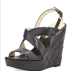 Michael Kors Bennett Lattice Wedge Sz8.5