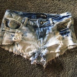 Size 0 shorts