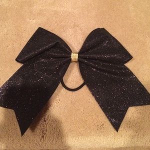 Black Sparkle Bow
