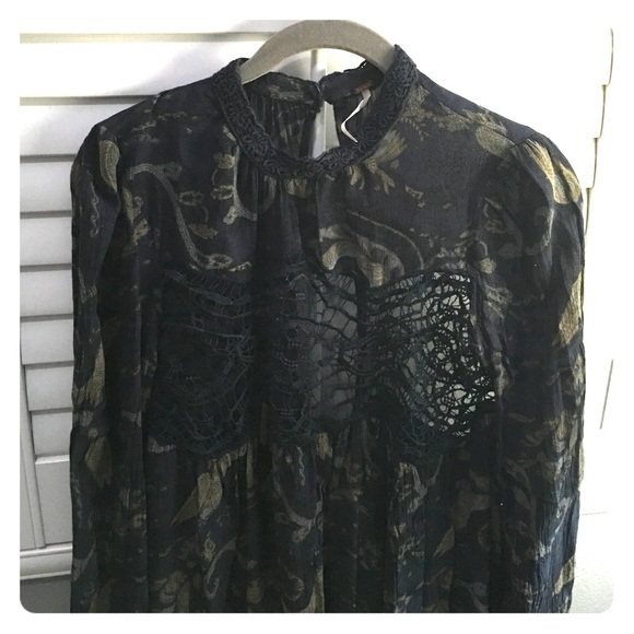 Sheer boho tunic from free people