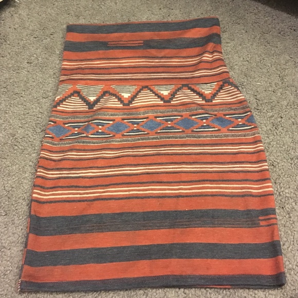 Nollie tribal pencil skirt