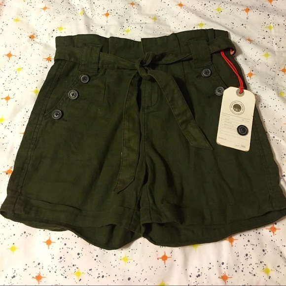NWT Anthropologie daughters of liberation shorts - Picture 2 of 3
