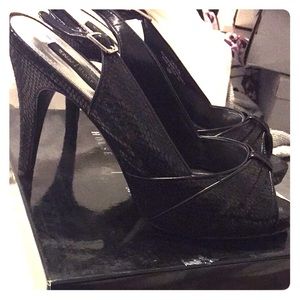 Like new, black heels