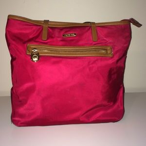 Michael Kors Nylon Scarlet Kempton Tote