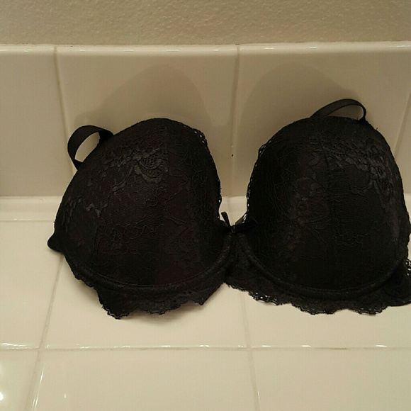 SOLD SOLD 34/DDD black lace bra