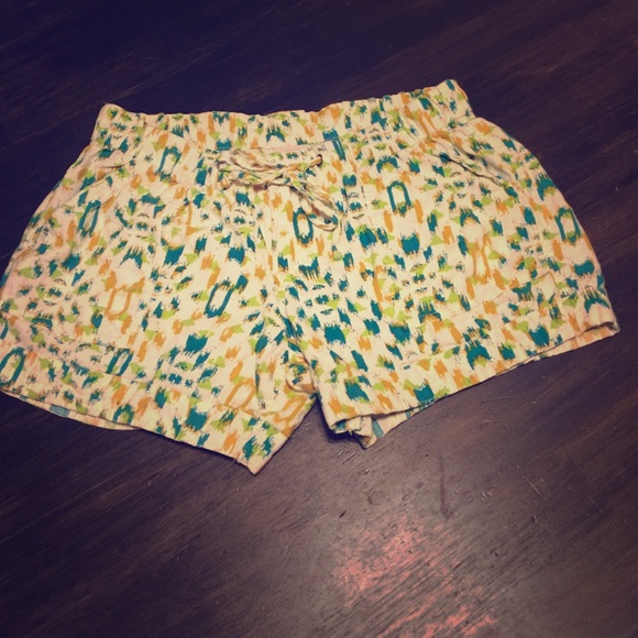Mossimo Multi Colored Drawstring Shorts Size 1💙