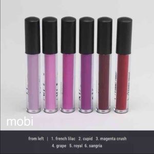 6 madly Matt lip color PINKS