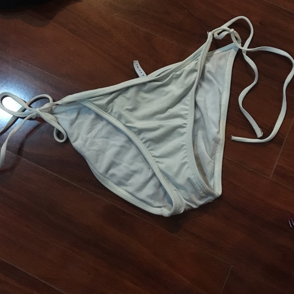 White bikini bottom