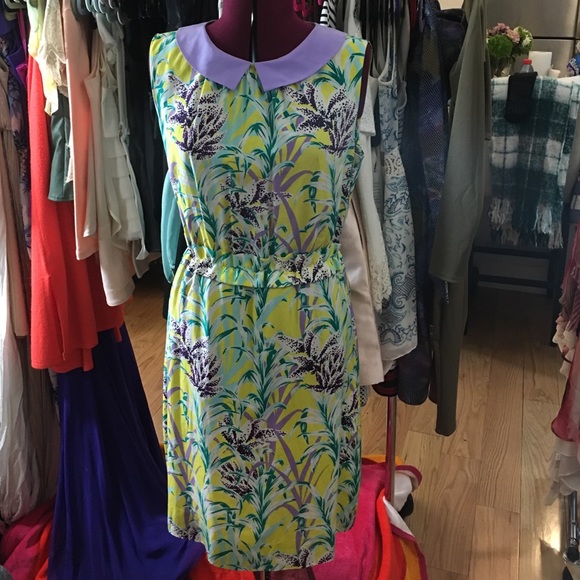 KATE SPADE FLORAL PRINT DRESS. SIZE 12