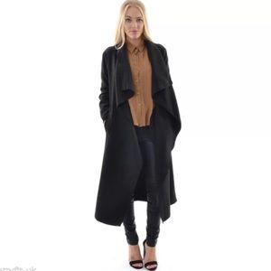 Rare Zara Handcrafted Waterfall Coat