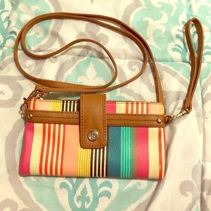 Wristlet/cross body purse