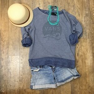 Vans navy sweatshirt