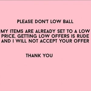 Just a general statement!