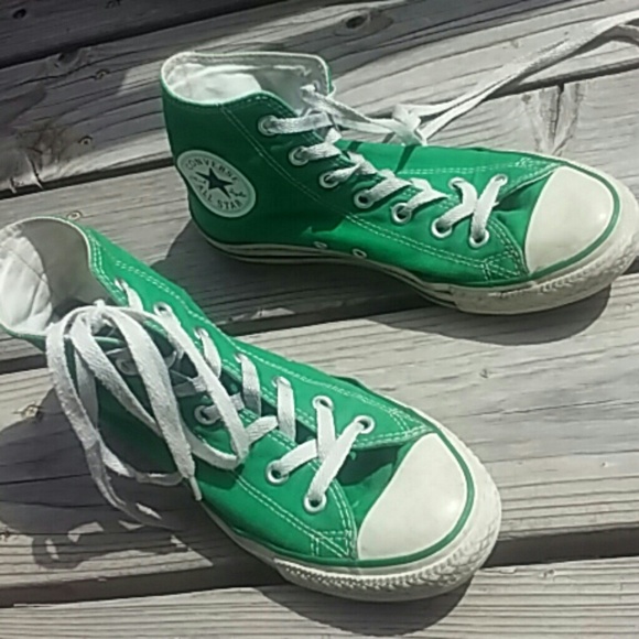 Green High tops Converse