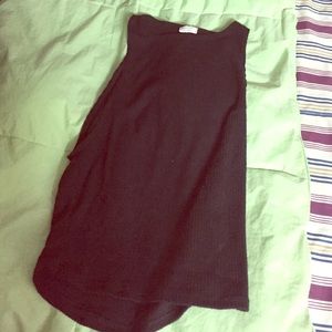 Brandy black knitted tank