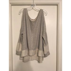 Free People || Cold Shoulder Pullover