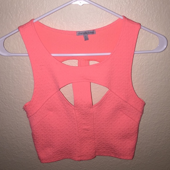 Pink crop top