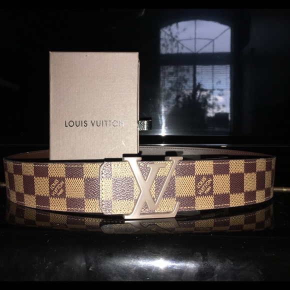 Louis Vuitton Damier Ebene Brown Belt US 28-30