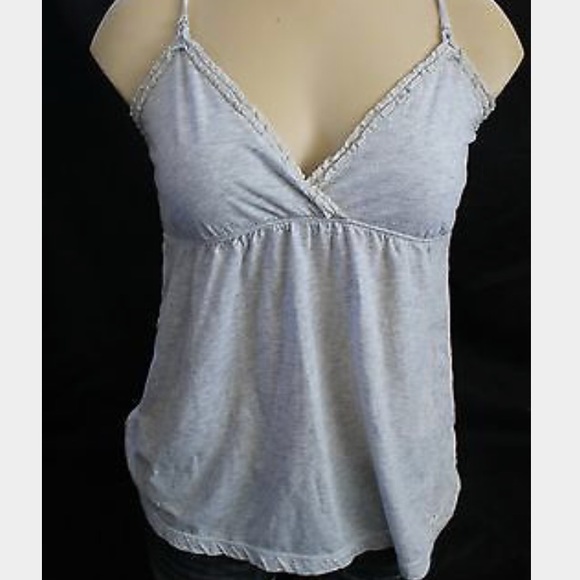 A&F Grey baby doll tank top