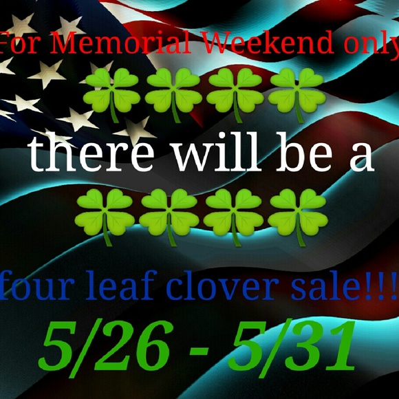 🍀four-leaf clover & bundle sale!!!