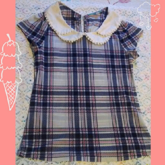 Patterned Collard Shirt!