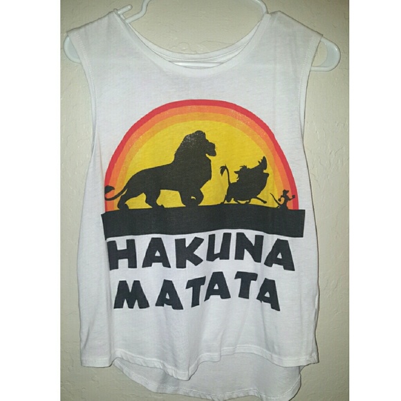 Hakuna Matata Lion King Crop top