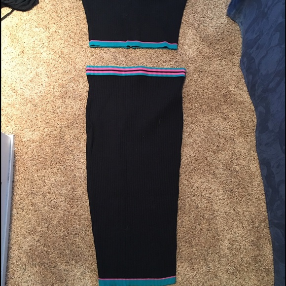 2 piece tube set pink/black - Picture 1 of 3