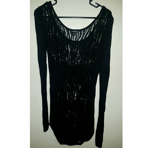 Express long sleeve knit sweater