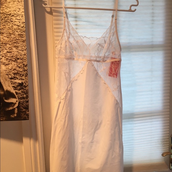 Laced White night gown