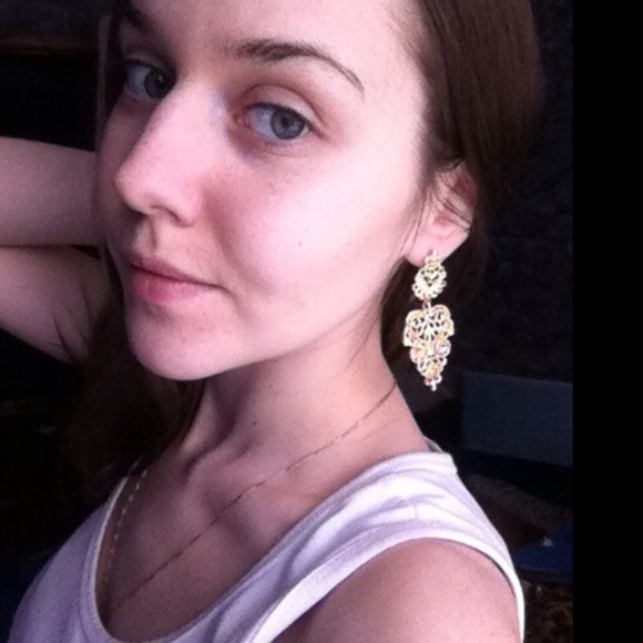 Chandelier drop earrings SILVER 2 hr sale - Picture 2 of 4