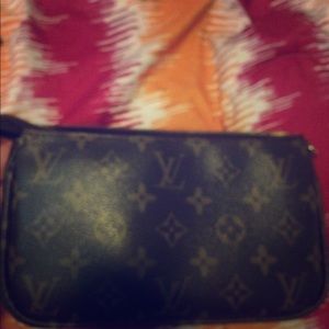 Monogram make up bag