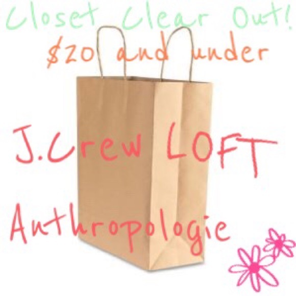 CLOSET CLEAR OUT