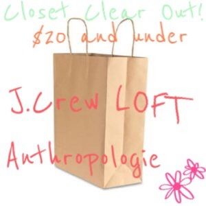 CLOSET CLEAR OUT