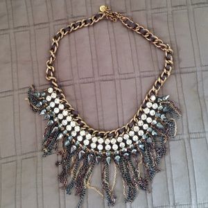 Ann Taylor Loft Fringe Necklace
