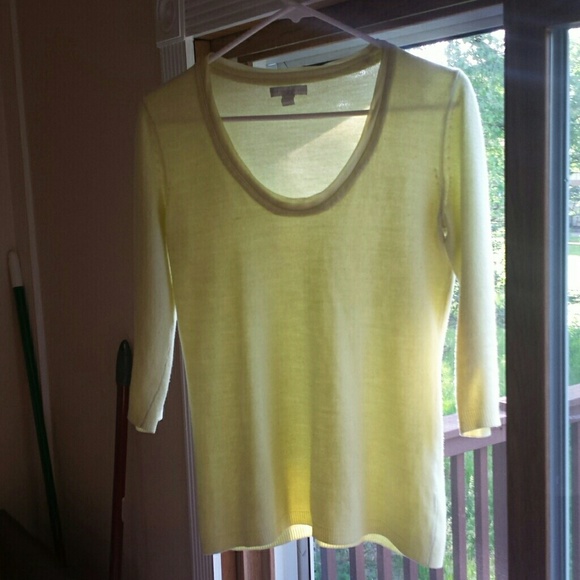 Yellow lightweight sweater