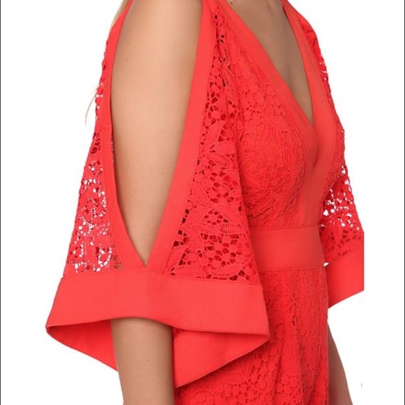 🚫SOLD🚫Orange Lace Romper-Last Unit - Picture 4 of 4