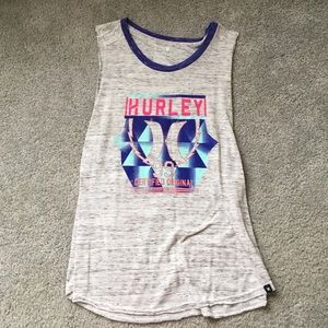 Hurley women's cut off tee size Small