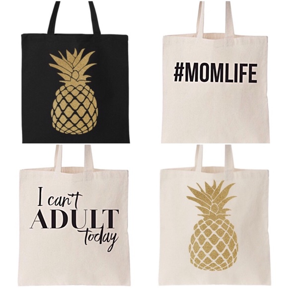 ✨2 for $15✨ Printed Canvas Totes