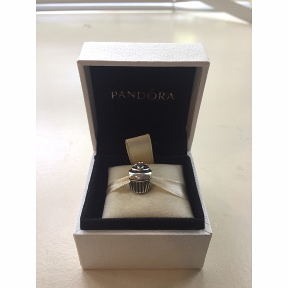 Pandora Two Tone Cupcake Charm