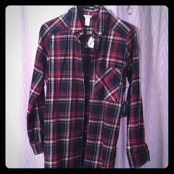 Forever 21, size small plaid button down dress