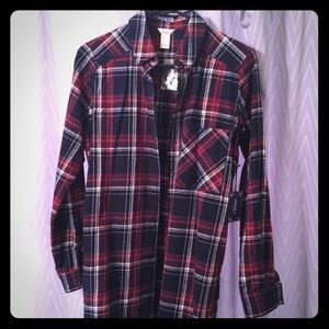 Forever 21, size small plaid button down dress