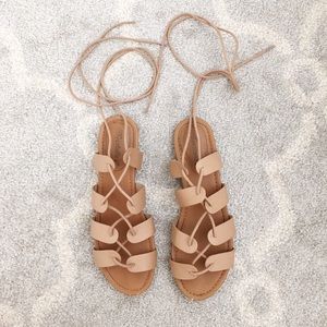 Nude Gladiator Sandals