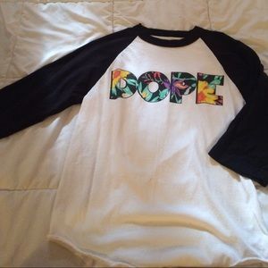 "DOPE" Hawaiian Baseball Tee