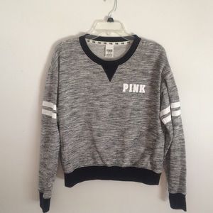 PINK striped long sleeve shirt