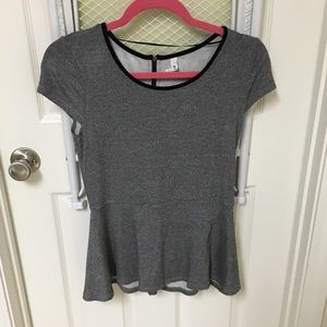 Pieces by Kensie Peplum Top small