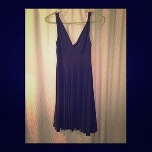 Black silky dress size small