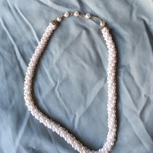 Vintage Miriam Haskell 5strand baroquepearl choker