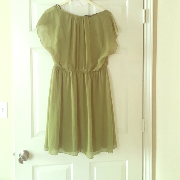 Olive green dress