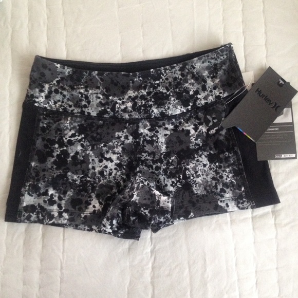 Hurley Nike workout spandex shorts