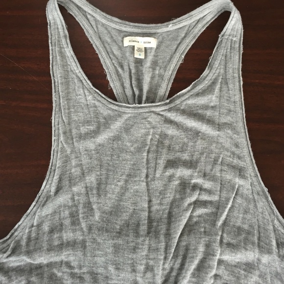 long split side racer back tank top